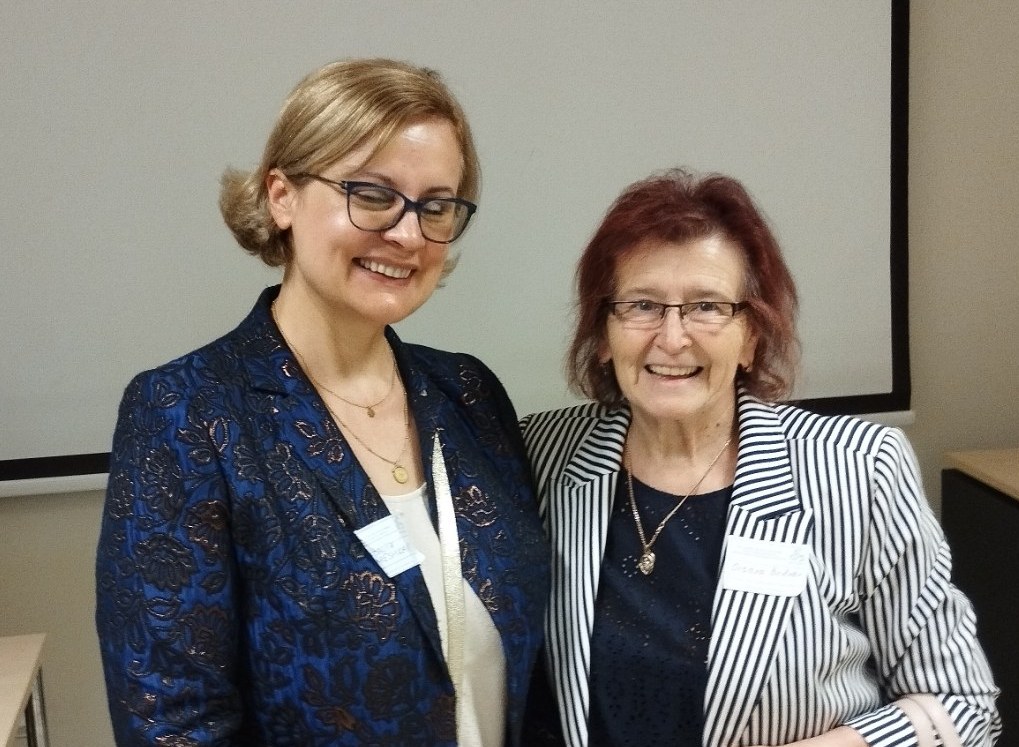 Проф. Наталія Демешкант (краківський пед.ун-т  і проф. О.Боднар